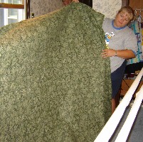 Tina's quilt back